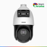 NightChroma<sup>TM</sup> NCT425 - 2-in-1 Dual Lens PTZ Security IP Camera, 3D Position, Acme Color Night Vision (0.001 Lux), 25X Optical Zoom, Smart Detection, 4MP Resolution