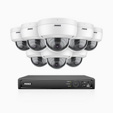 H800 - 4K 16 Channel 8 Cameras PoE Security System, Human & Vehicle Detection, Built-in Micphone, EXIR 2.0 Night Vision, 123° FoV, RTSP Supported
