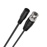 Premium Mini RG59 4K Security Camera Video Power Cable, 100 Feet for Any Analog Camera (4-Pack, NC & RCA Connectors Included)