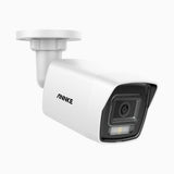C800 – 4K Outdoor PoE IP Security Camera, Human & Vehicle Detection, Dual Lights Night Vision, Built-in Micphone & SD Card Slot, 123° Field of View, RTSP Supported, Upgraded Version