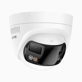 FCD800 - 8MP UHD Dual-Lens Outdoor PoE Security Camera, 180°Panoramic View, Smart Dual Light Night Vision, Two-Way Audio, Active Siren & Alarm, Human & Vehicle Detection, IP67
