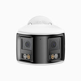FCD800 - 8MP UHD Dual-Lens Outdoor PoE Security Camera, 180°Panoramic View, Smart Dual Light Night Vision, Two-Way Audio, Active Siren & Alarm, Human & Vehicle Detection, IP67
