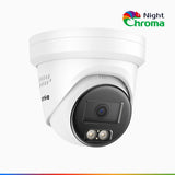 NightChroma<sup>TM</sup> NC800 - 4K Outdoor PoE Security Camera, Acme Color Night Vision, f/1.0 Super Aperture (0.0005 Lux), Human & Vehicle Detection, Intelligent Behavior Analysis, Built-in Microphone, Works with Alexa