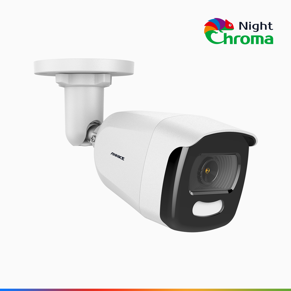 NightChroma<sup>TM</sup> NCA500 - 4 Pcs 5MP Acme Color Night Vision Security Camera,  f/1.0 Aperture (0.0005 Lux), 121° FoV, Active Alignment, IP67