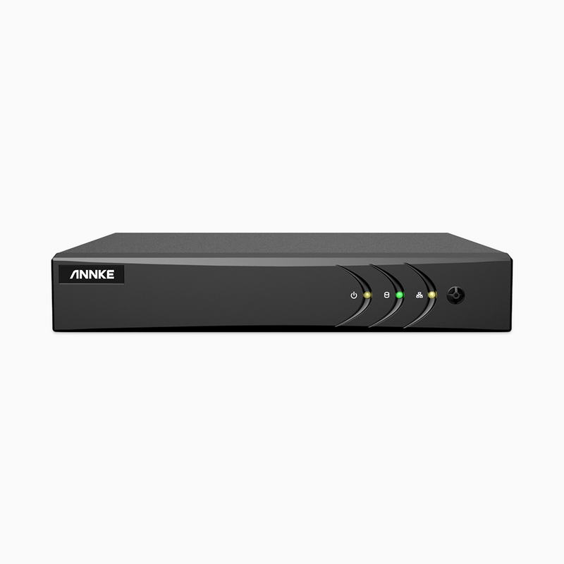 3K Lite 8 Channel Hybrid 5-in-1 CCTV Digital Video Recorder, 3072*1728 Resolution, Human & Vehicle Detection, H.265+, Supports up to 8 BNC Cameras & 2 IP Cameras