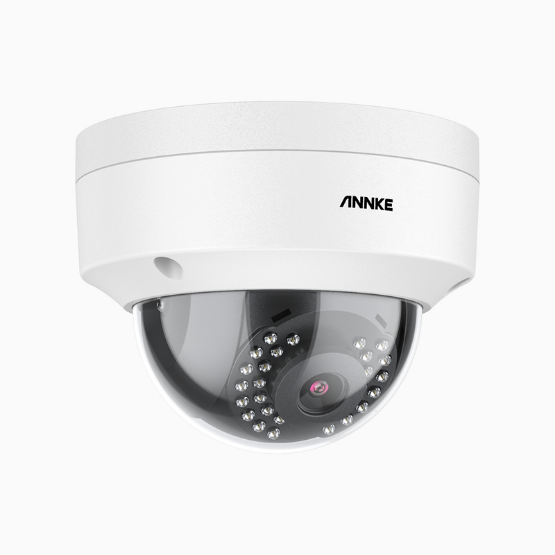 VC500 - 5MP Vandal-Resistant Outdoor PoE IP Camera, Color Night Vision, Built-in Microphone, SD Card Slot, RTSP Supported