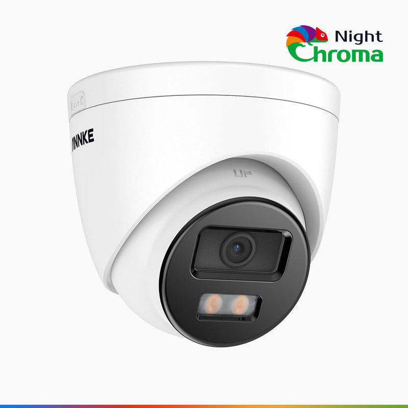 NightChroma<sup>TM</sup> NC400 - 4MP Outdoor PoE Security Camera, Acme Color Night Vision, f/1.0 Super Aperture, Active Alignment, IP67