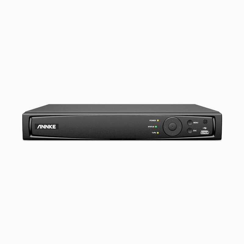 4K 8 Channel H.265+ PoE NVR, RTSP Supported, Works with Alexa