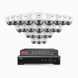 H800 - 4K 32 Channel 24 Cameras PoE Security System, Human & Vehicle Detection, EXIR 2.0 Night Vision, Built-in Mic, 123° FoV, RTSP Supported, 16-Port PoE Switch Included