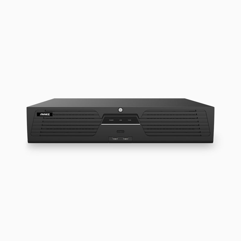 4K 64-Channel Non-PoE NVR Recorder, 32MP Resolution, 8 Hard Drive Bays, Up to 112TB Storage, H.265+, Supports Fisheye/People Counting/ANPR Cameras